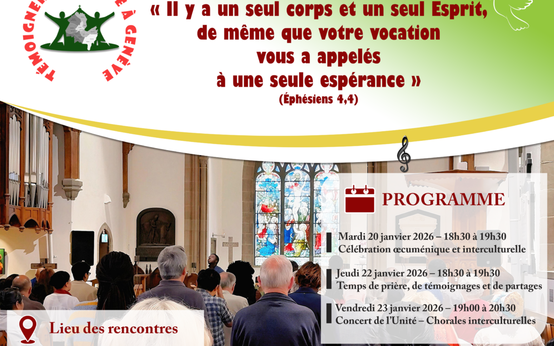 La Semaine de Prière pour l&rsquo;Unité des Chrétiens